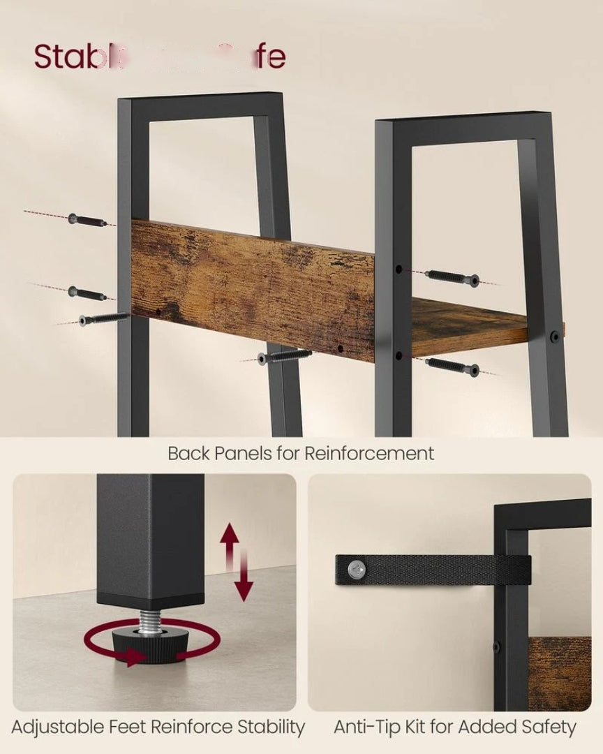 5 Tier Narrow Bookcase – product view 6 | Amaraloft