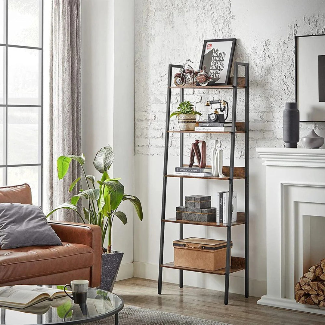 5 Tier Narrow Bookcase – product view 10 | Amaraloft