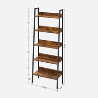 5 Tier Narrow Bookcase – product view 11 | Amaraloft
