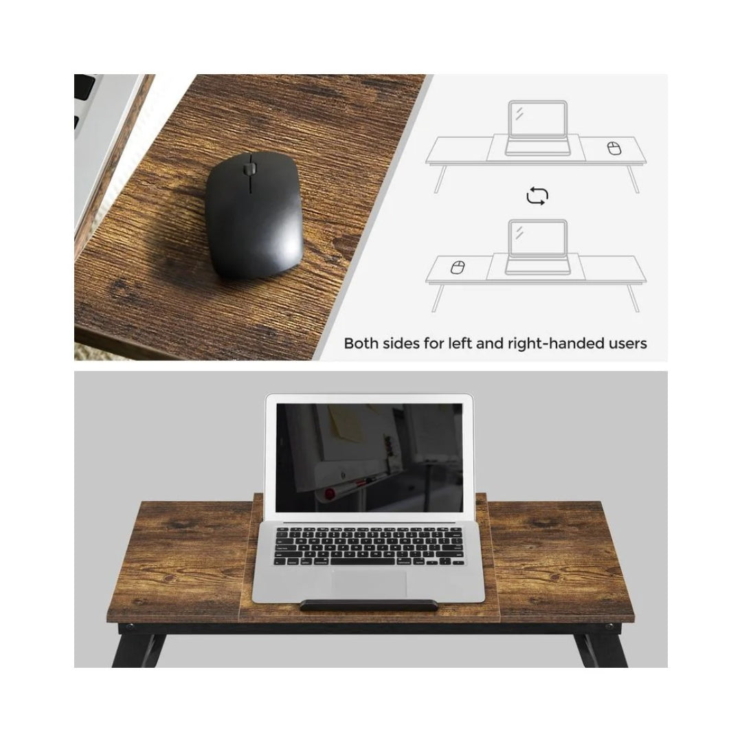 Adjustable Laptop Table With Tilt Top & Foldable Legs Bed Tray – product view 6 | Amaraloft