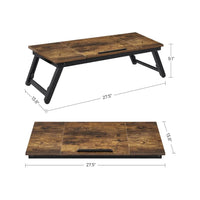 Adjustable Laptop Table With Tilt Top & Foldable Legs Bed Tray – product view 9 | Amaraloft