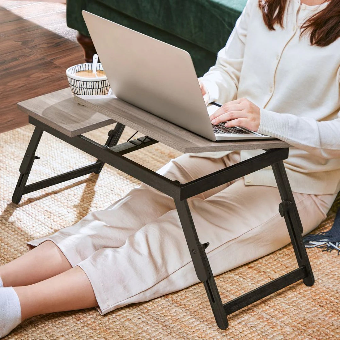 Adjustable Laptop Desk With Tilting Top & Height – product view 3 | Amaraloft