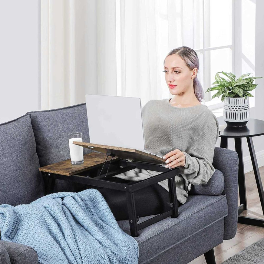 Adjustable Laptop Desk With Tilting Top & Height – product view 9 | Amaraloft