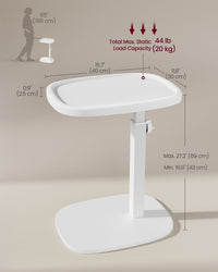C Shaped Sofa Side Table With Adjustable Height, Couch And Bedside Table - product photo 17