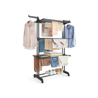 Clothes Drying Rack 4-Tier Foldable Laundry Stand 67.7in High – product view 3 | Amaraloft