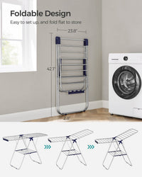 Clothes Drying Rack With Sock Clips - product photo 20