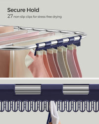 Clothes Drying Rack With Sock Clips - product photo 21