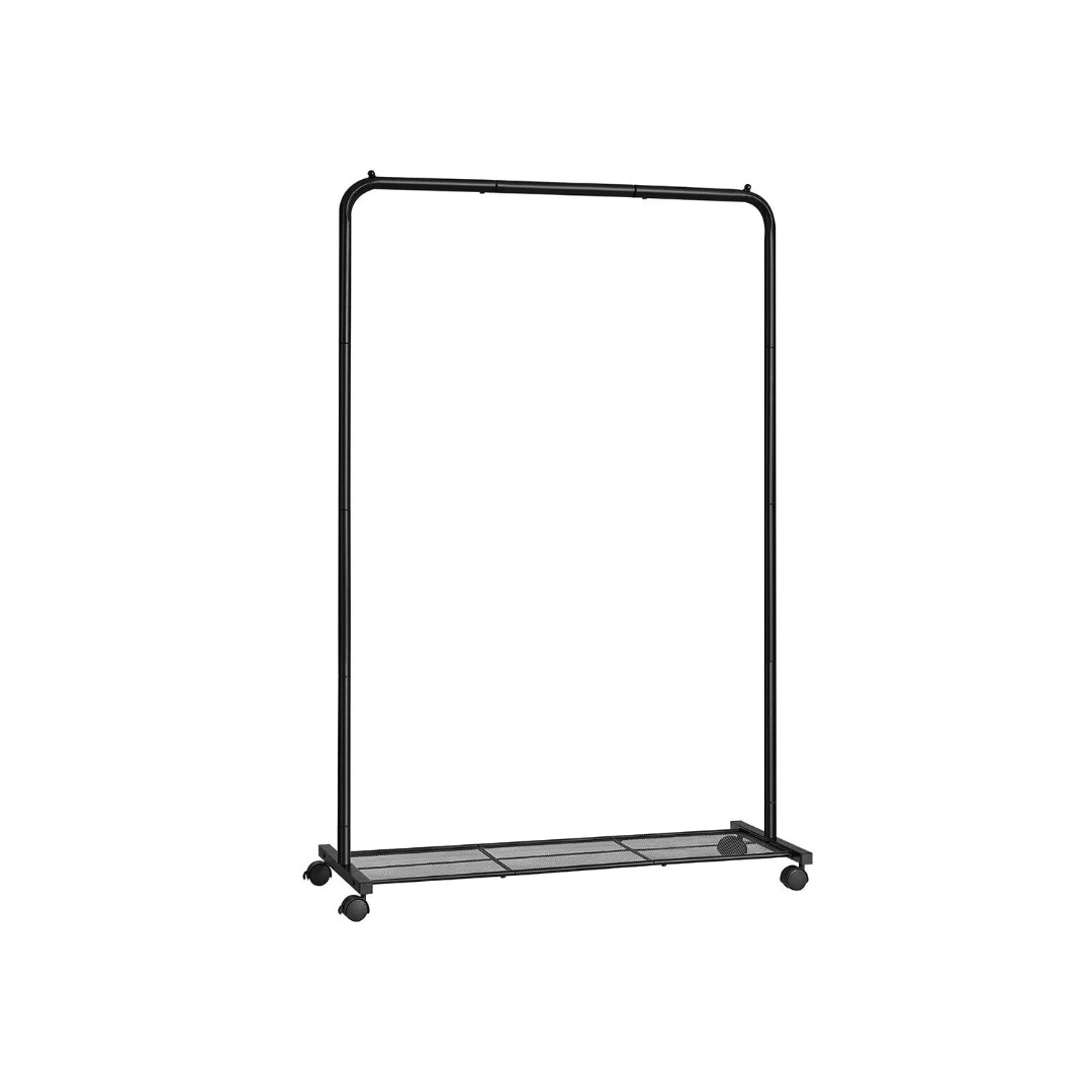 Clothes Rack With Wheels Metal Garment Rack 35.8in Wide – product view 1 | Amaraloft