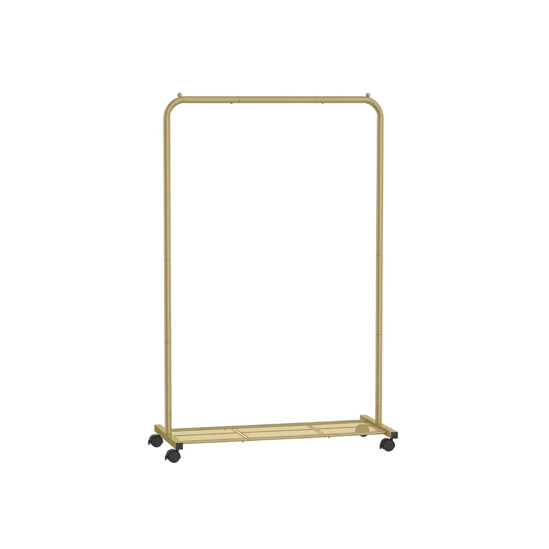 Clothes Rack With Wheels Metal Garment Rack 35.8in Wide – product view 2 | Amaraloft