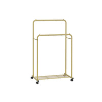 Clothes Rack With Wheels Metal Garment Rack 35.8in Wide – product view 5 | Amaraloft