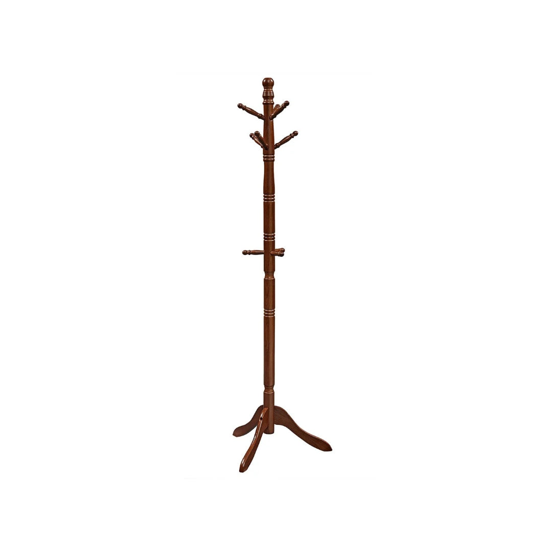 Solid Wood Coat Rack With 10 Hooks – product view 2 | Amaraloft