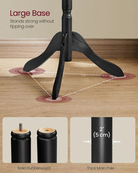 Solid Wood Coat Rack With 10 Hooks – product view 7 | Amaraloft