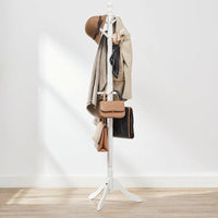 Solid Wood Coat Rack With 10 Hooks – product view 19 | Amaraloft