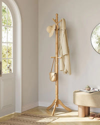 Solid Wood Coat Rack With 10 Hooks – product view 21 | Amaraloft
