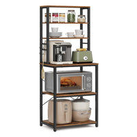 Coffee Bar With 6-Tier Shelves - product photo 01