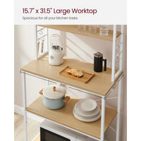 Coffee Bar With 6-Tier Shelves - product photo 12