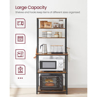 Coffee Bar With 6-Tier Shelves - product photo 20