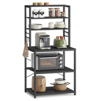 Coffee Bar With 6-Tier Shelves - UKKS024B22