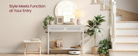 Console Table With Drawers And Shelf - product photo 23