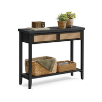 Console Table With Drawers And Shelf - ULNT016BF02