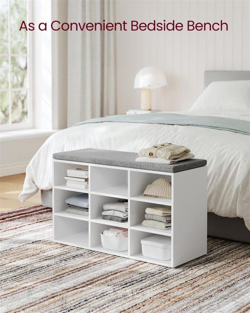 Shoe Storage Bench With Cushion – product view 9 | Amaraloft