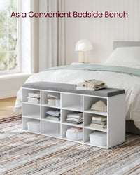 Shoe Storage Bench With Cushion – product view 21 | Amaraloft