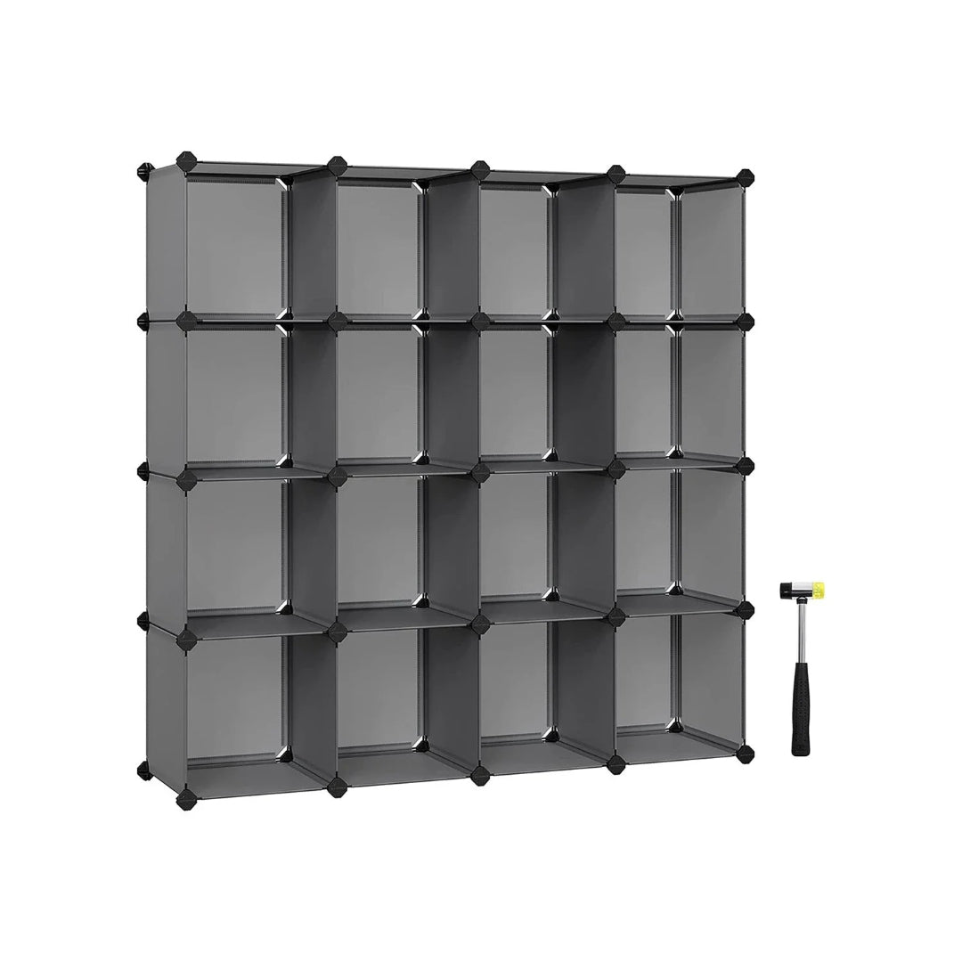 Cube Storage Organizer 12 Or 16 Modular Shelving Units – product view 3 | Amaraloft