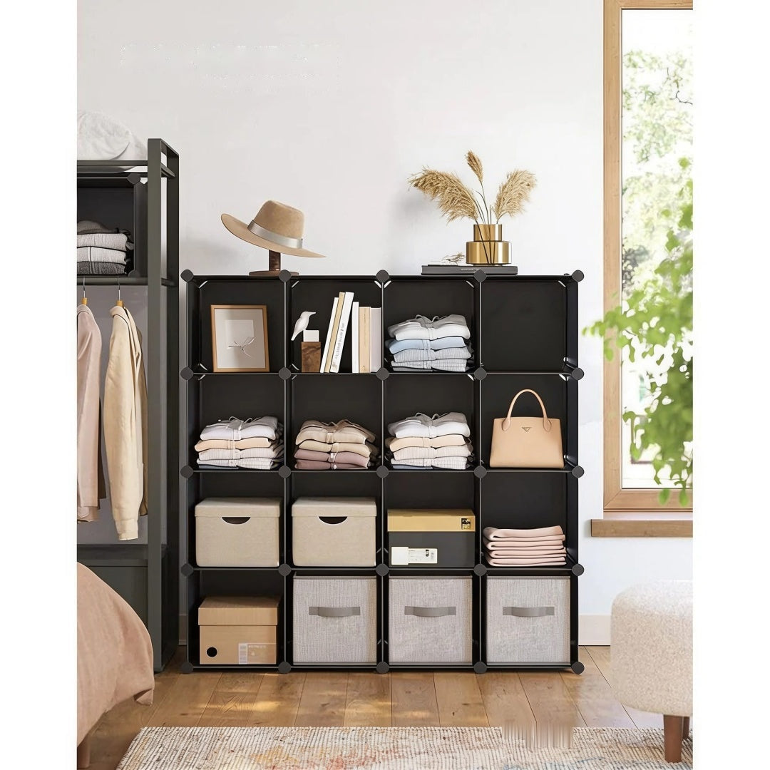 Cube Storage Organizer 12 Or 16 Modular Shelving Units – product view 8 | Amaraloft