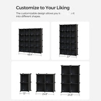 Cube Storage Organizer 12 Or 16 Modular Shelving Units – product view 12 | Amaraloft