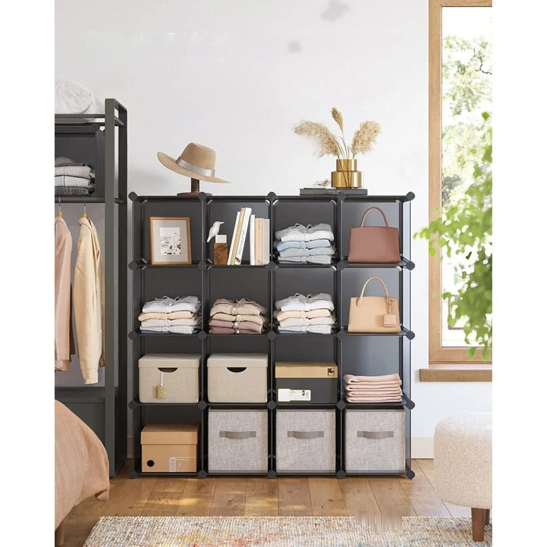 Cube Storage Organizer 12 Or 16 Modular Shelving Units – product view 23 | Amaraloft