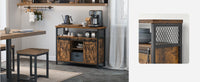 Dining Storage Sideboard With Door Rustic Brown - product photo 26