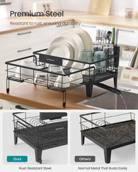 Dish Kitchen Dish Rack With Drainboard - product photo 21