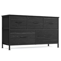 Dresser For Bedroom, Wide Dresser With 5 Fabric Drawers - ULGS322BE02S