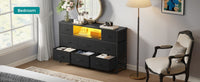 Dresser For Bedroom With Outlets And LED Lights, TV Stand For TVs Up To 55 - product photo 11
