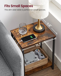 End Table With USB Ports And Outlets - product photo 08