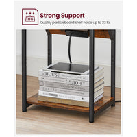 End Table With USB Ports And Outlets - product photo 25