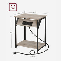 End Table With USB Ports And Outlets - product photo 32