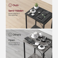 End Table With USB Ports And Outlets - product photo 40