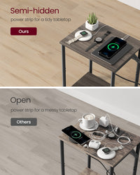 End Table With USB Ports And Outlets - product photo 49