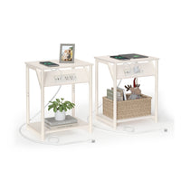 End Table With USB Ports And Outlets - product photo 58