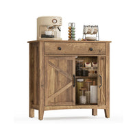 Farmhouse Buffet Cabinet with Drawer and Adjustable Shelf Storage – product view 3 | Amaraloft