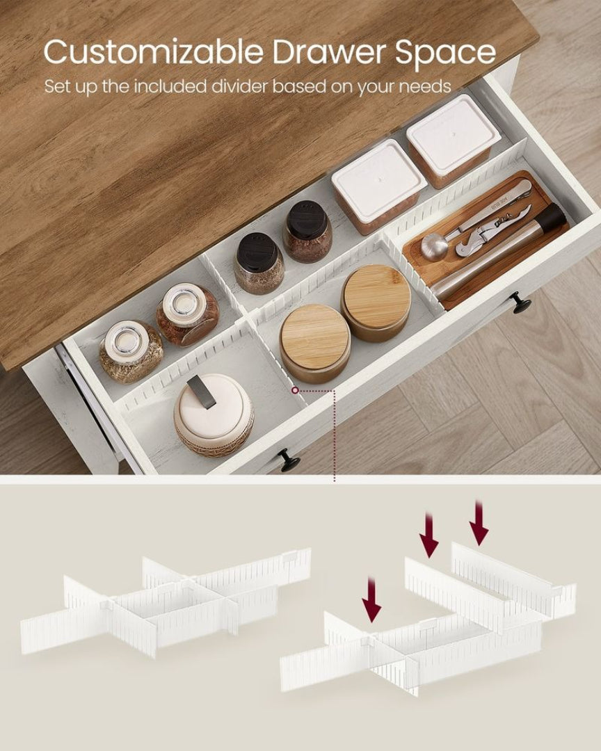 Farmhouse Buffet Cabinet with Drawer and Adjustable Shelf Storage – product view 9 | Amaraloft