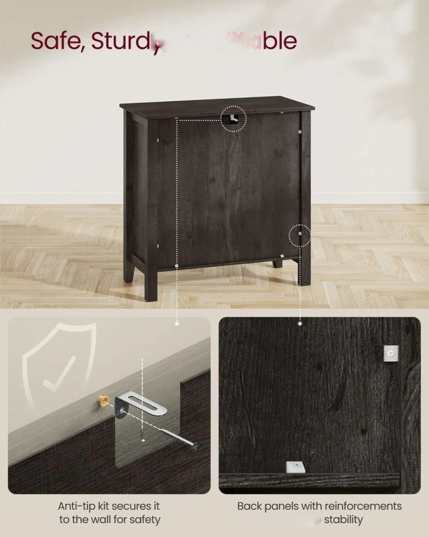 Farmhouse Buffet Cabinet with Drawer and Adjustable Shelf Storage – product view 15 | Amaraloft