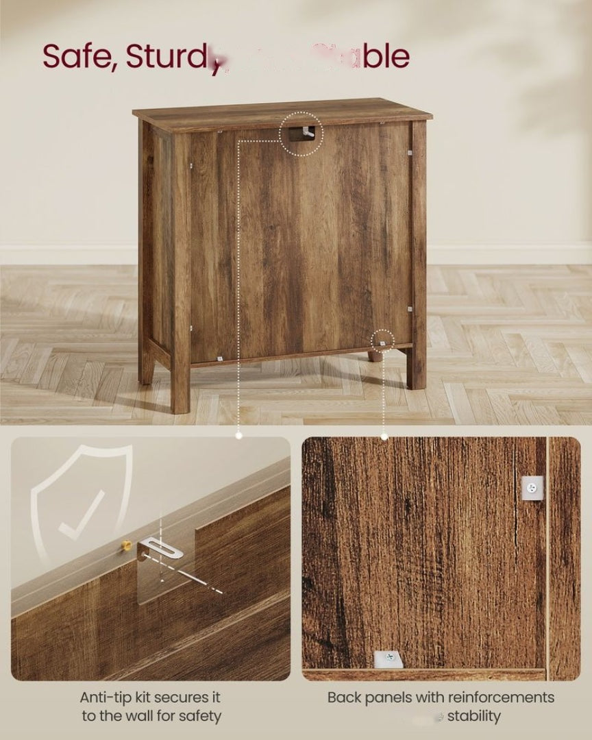 Farmhouse Buffet Cabinet with Drawer and Adjustable Shelf Storage – product view 20 | Amaraloft