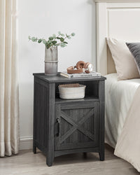 Farmhouse Nightstand With Barn Door - product photo 15