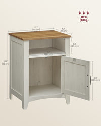 Farmhouse Nightstand With Barn Door - product photo 25