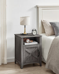 Farmhouse Nightstand With Barn Door - product photo 29