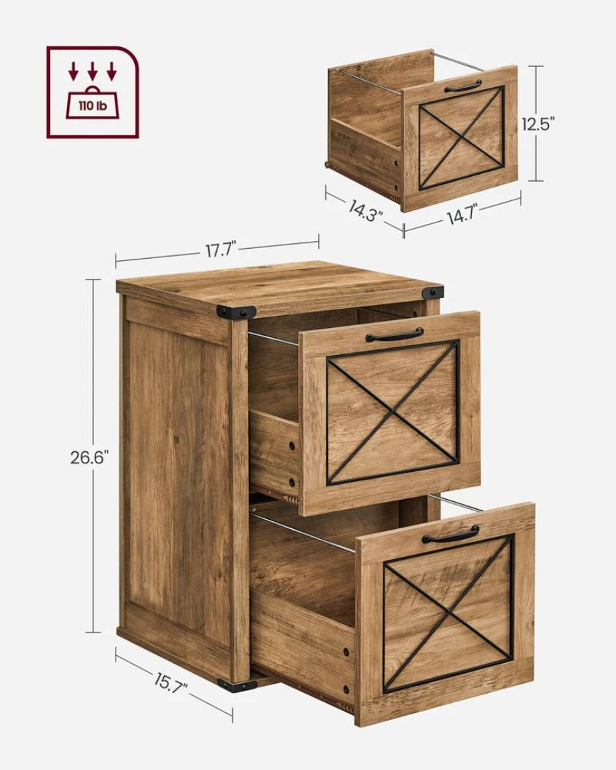 2 Drawer File Cabinet For A4 Files – product view 9 | Amaraloft
