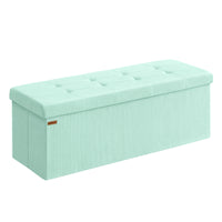 Foldable Storage Ottoman Bench With Foot Rest - product photo 07