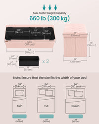 Foldable Storage Ottoman Bench With Foot Rest - product photo 15